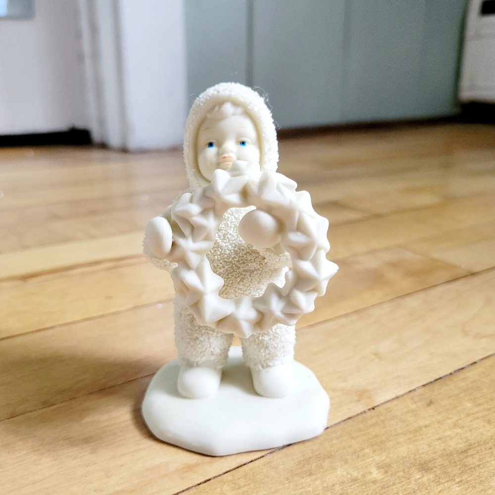 Vintage Department 56 Winter Tales "I Made This Just for You" Snowbaby - Picture 2 of 12